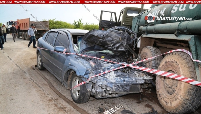 Ողբերգական ավտովթար Վայոց Ձորի մարզում. բախվել են КамАЗ-ն ու Opel-ը. կա զոհ