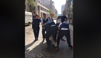 Was the use of violence by the Armenian Embassy in Belgium / Mission to the EU justified, in reply to the civil disobedience action of Armenian citizens?