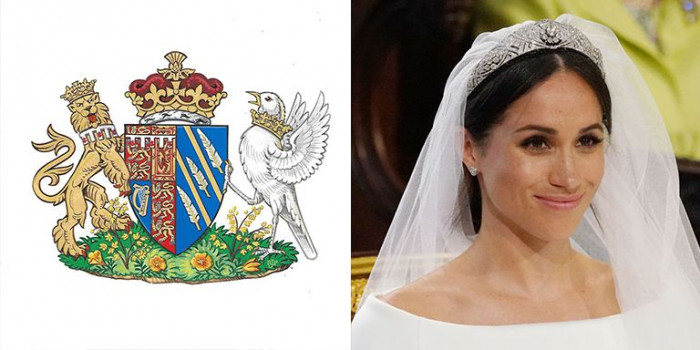 Герцогиня Сассекская Меган после свадьбы получила собственный герб