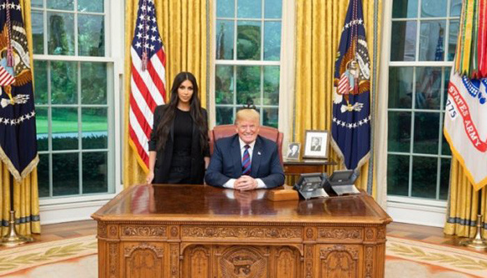 Donald Trump holds summit with Kim (Kardashian West)