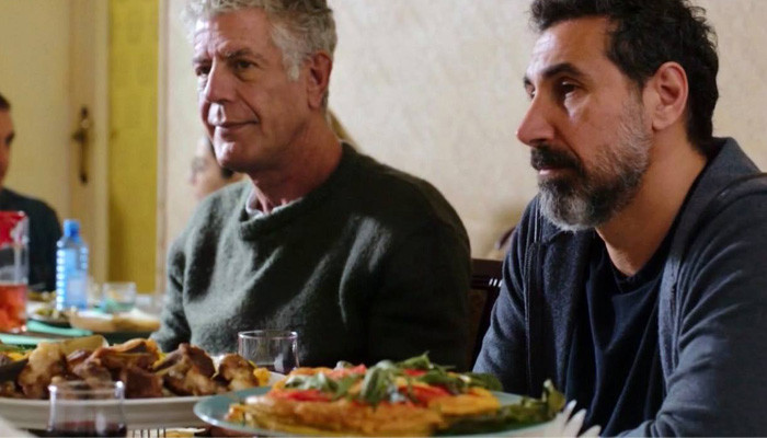 Tankian: "I am utterly shocked by the news of Anthony Bourdain’s passing"