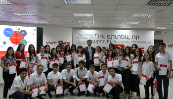 8th group of "VivaStart" program’s graduates awarded with certificates of completion. VivaCell-MTS