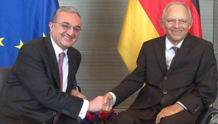 Զոհրաբ Մնացականյանի հանդիպումը Գերմանիայի Բունդեսթագի նախագահ Վոլֆգանգ Շոյբլեի հետ