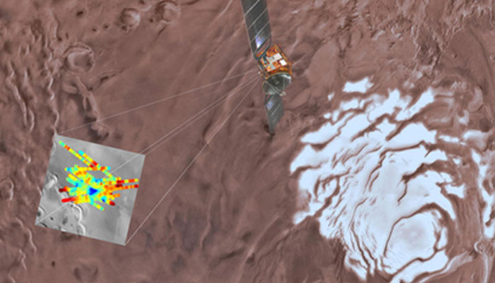 На Марсе нашли гигантское озеро жидкой воды