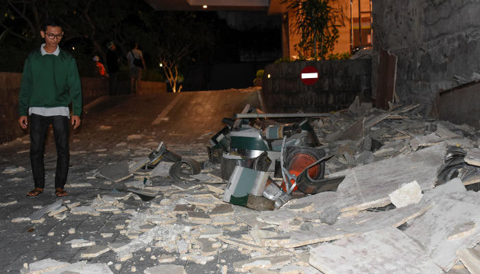 Очередное сильное землетрясение зафиксировано на острове Ломбок в Индонезии
