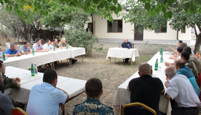 Visit to the village of Talish in the Martakert region