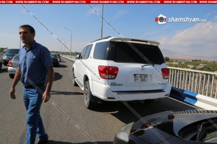 Տղամարդը Toyota-ն կանգնեցրել է Նոր Հաճնի կամրջի վրա, դուրս եկել ու իրեն կամրջից ցած նետել