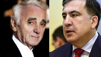 "What a loss for humanity": Mikheil Saakashvili about Charles Aznavour