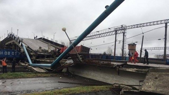 Обрушение моста в Приамурье