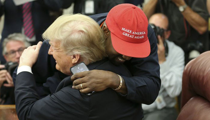 Kanye West said his 'MAGA' hat makes him 'feel like Superman' during meeting with President Trump