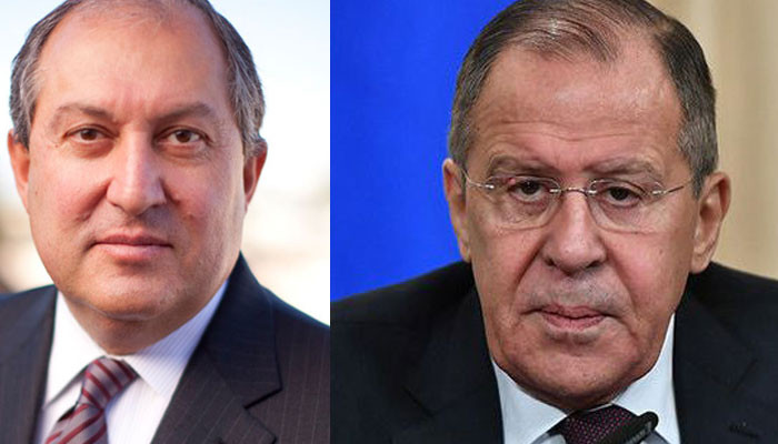 Президент Армении в Москве провел «неофициальные» переговоры с Лавровым: Коммерсант