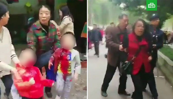 В Китае женщина ранила кухонным ножом 14 детей в детском саду