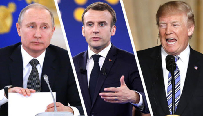 СМИ: Переговоры Путина и Трампа в Париже отменили после просьбы Макрона
