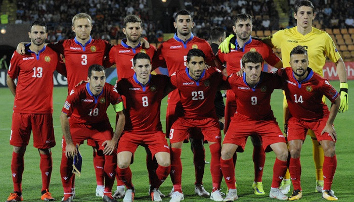 В заявке сборной Армении произошла замена