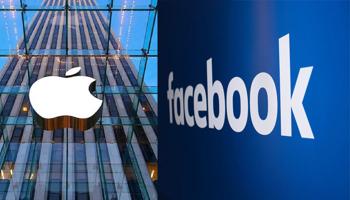 Акции Apple и Facebook подешевели