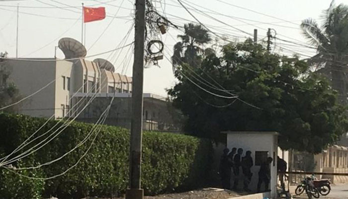 Посольство Китая забросали гранатами