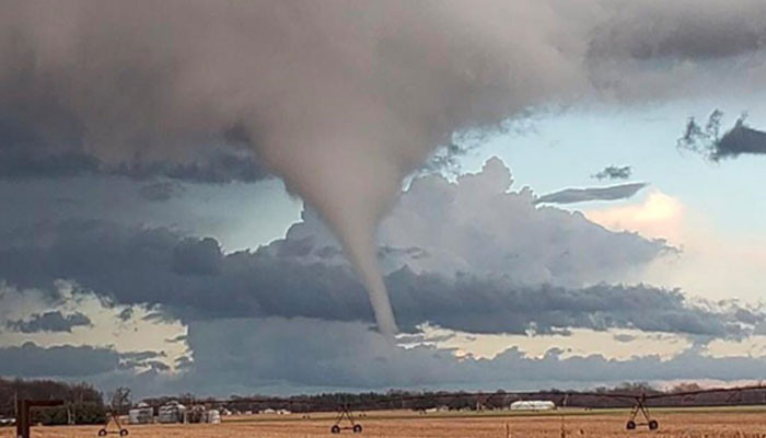 Rare blitz of tornadoes leaves central Illinois with damage, injuries