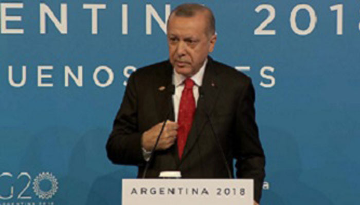 Erdogan reminded of Armenian Genocide during G20 presser