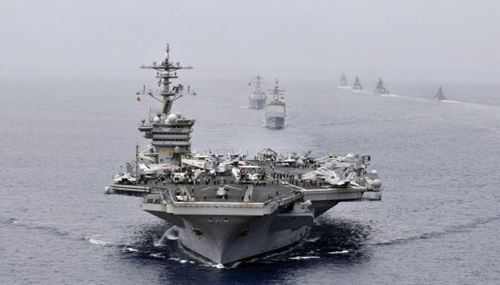 U.S. Sends Aircraft Carrier to Persian Gulf in Show of Force Against Iran