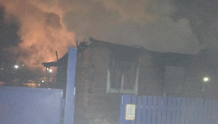 Появились фото с места пожара в Башкирии, где погибло трое малышей