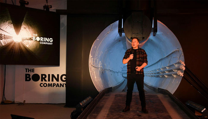 Elon Musk's first Boring Company tunnel