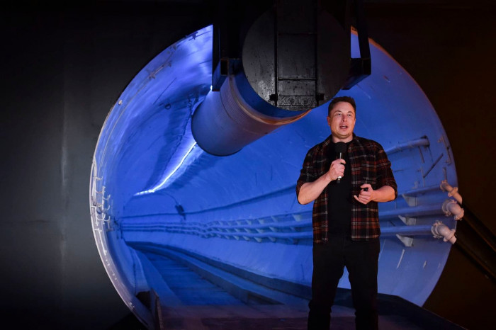 Elon Musk's first Boring Company tunnel