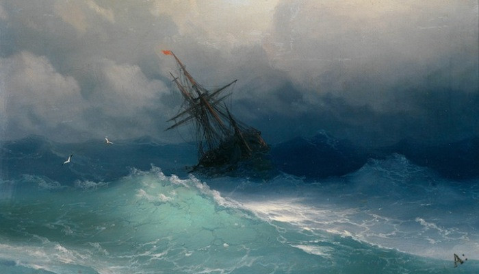 Mesmerizing Translucent Waves from 19th Century Paintings