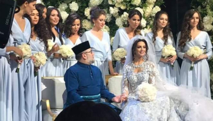 King of Malaysia who married Miss Moscow 2015 abdicates the throne