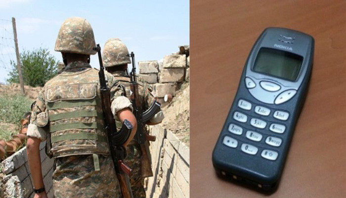 Армянские военнослужащие могут иметь при себе мобильные телефоны
