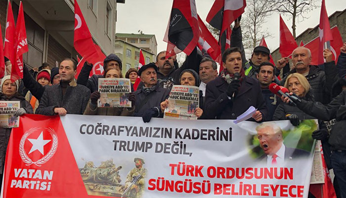 «Թող կորչի ամերիկյան իմպերիալիզմը». բողոքի ակցիա Ստամբուլում (տեսանյութ)