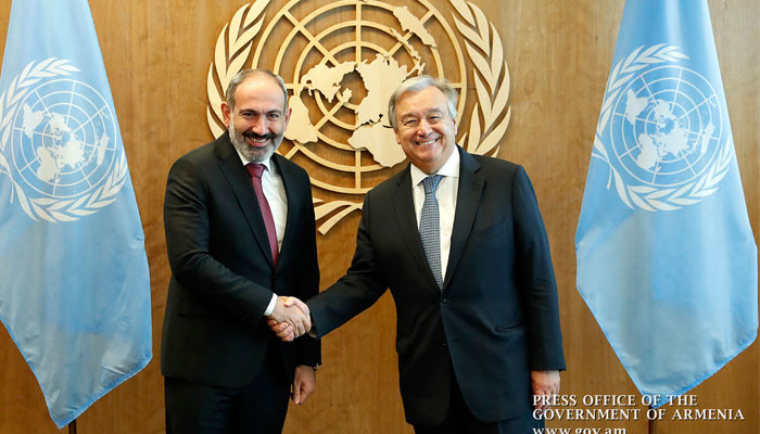 Генеральный секретарь ООН направил поздравительное послание премьер-министру Республики Армения