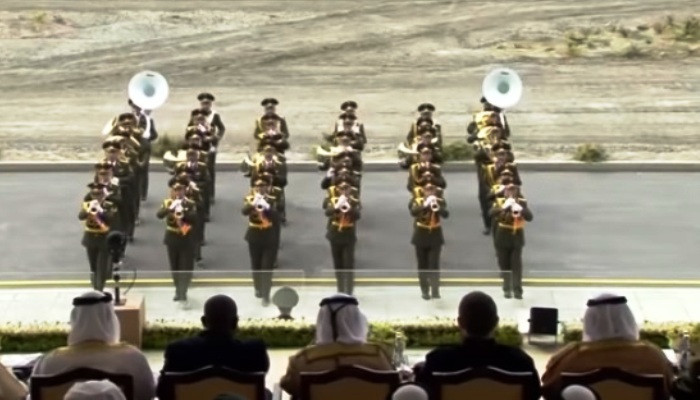 Հայաստանի զինվորական նվագախմբի և պատվո պահակախմբի ելույթը ԱՄԷ-ում