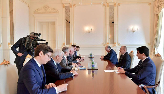 Алиев принял посредников по Карабаху