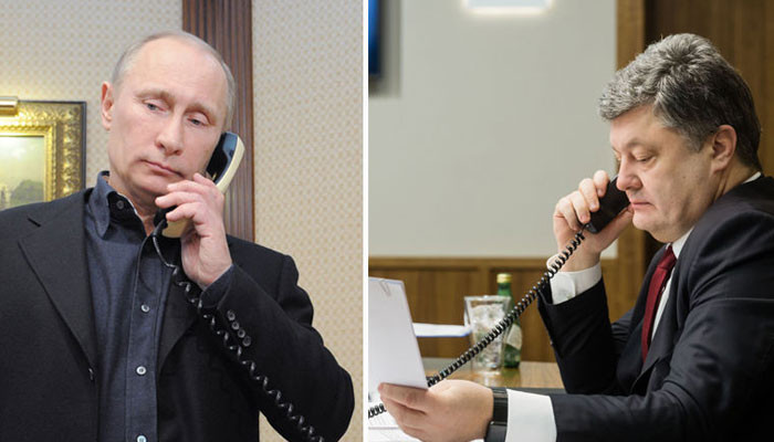 Путин отказался говорить по телефону с Порошенко
