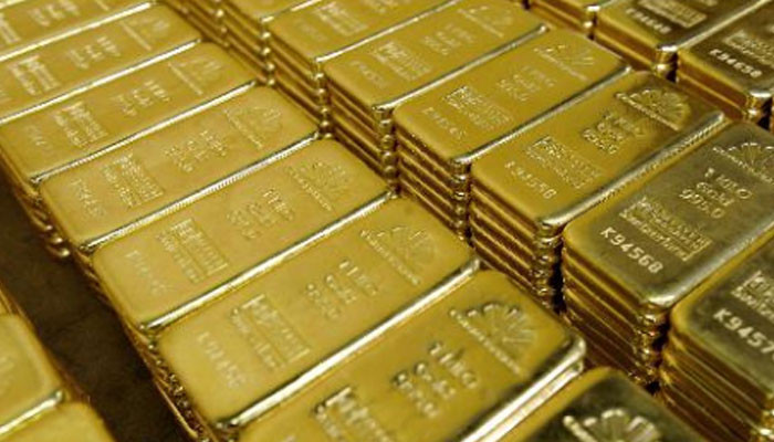 The United States exported about 50 tons of gold from Syria