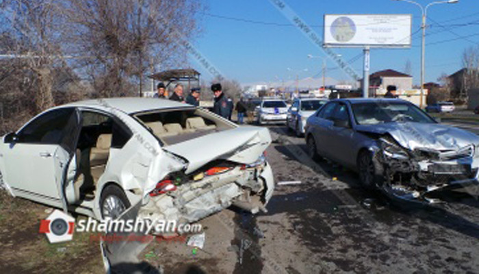 Խոշոր ավտովթար Երևան-Աշտարակ ճանապարհին. կա 5 վիրավոր