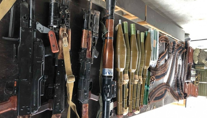 Արշալույս գյուղում հայտնաբերվել է մեծ քանակությամբ զենք-զինամթերք