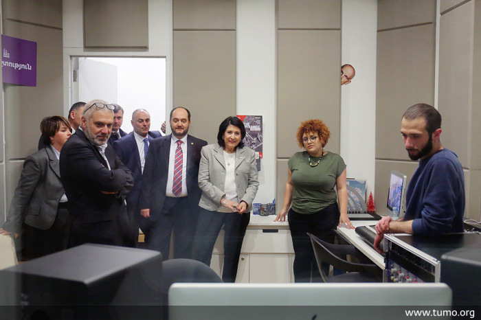 Թումո Երևան այցելեց Վրաստանի նախագահ Սալոմե Զուրաբիշվիլին