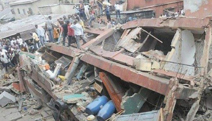 Five pupils feared dead as school building collapses in Lagos
