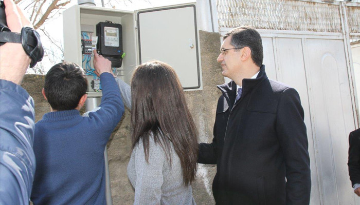 The second phase of the energy-saving system completed in Karaglukh village. VivaCell-MTS