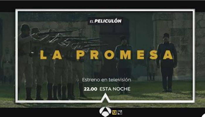 Фильм «Обещание» был показан в эфире известного испанского телеканала