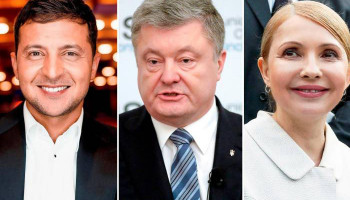 Ukrayna'da en çok oyu komedyen Zelenskiy aldı