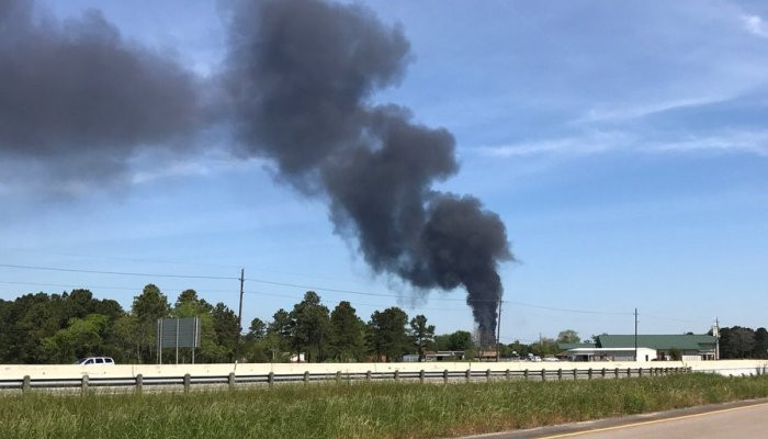 В Техасе горит химический завод — видео