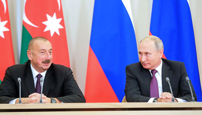 Путин и Алиев обсудили вопрос Нагорного Карабаха