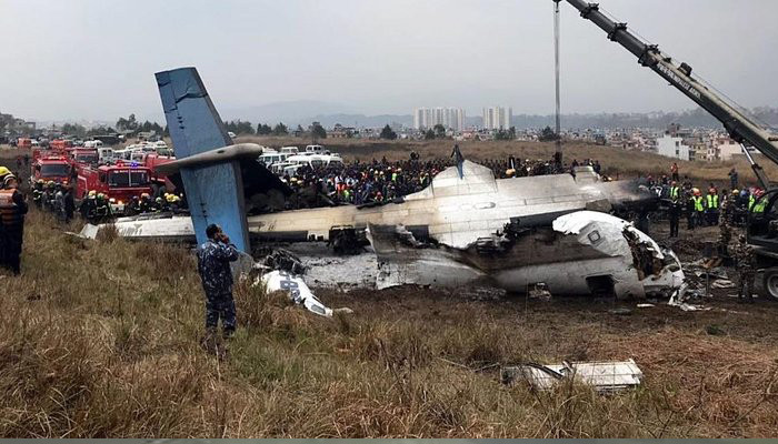 49 kişinin öldüğü uçak kazasının görüntüleri yayınlandı