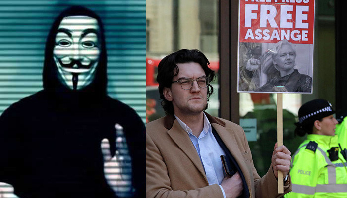 В Anonymous пригрозили британскому истеблишменту отомстить за арест Ассанжа