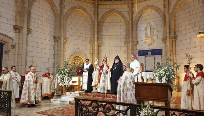 Divine Liturgy in memory of Armenian Genocide victims held at Notre-Dame-du-Liban in Paris