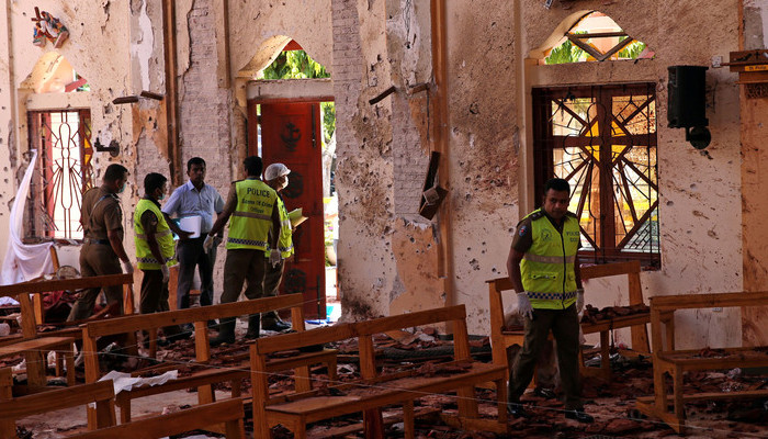 The number of victims in Sri Lanka has reached 320