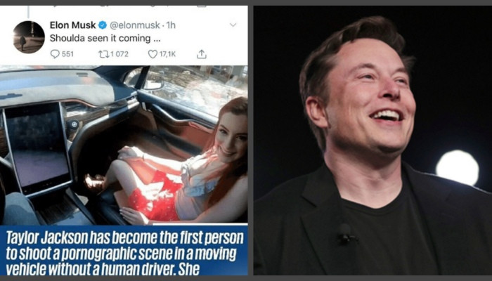 'Turns out there's more ways to use autopilot than we imagined': Elon Musk reacts to couple recording themselves having sex in a moving Tesla