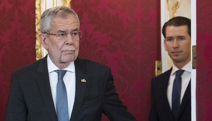 Austrian president formally dismisses Kurz's government